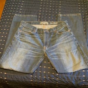 Mens Levi Strauss Slim Straight 36x30 jeans. Very good condition.